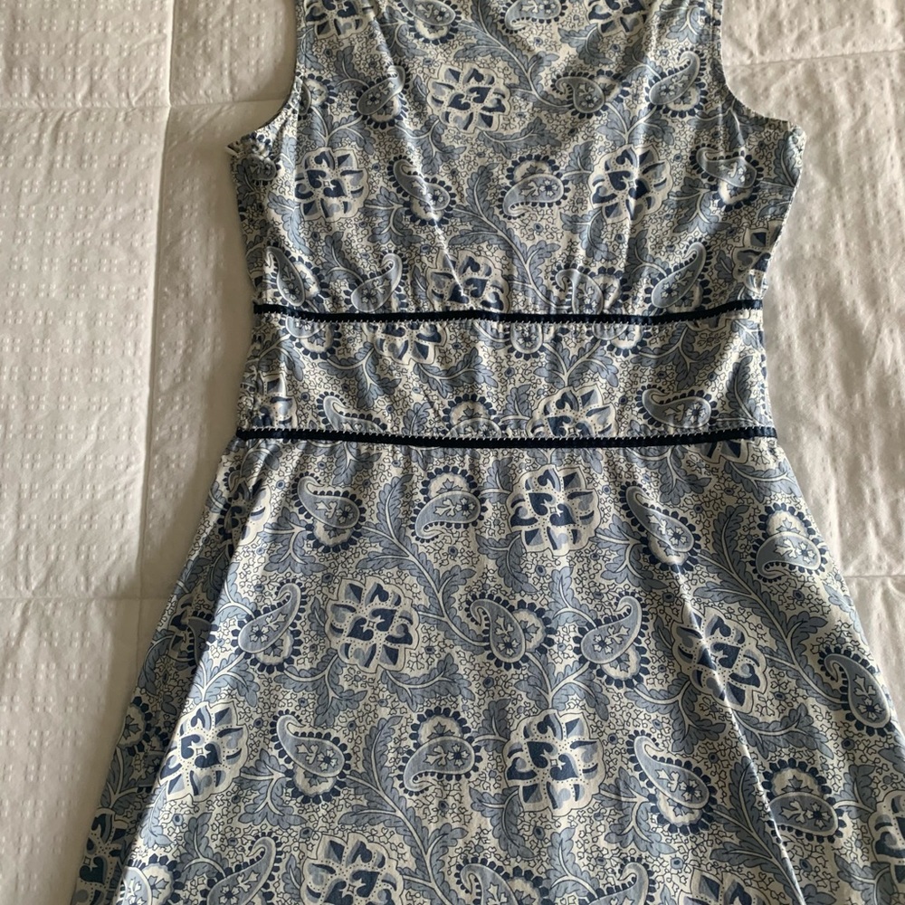 Vintage detailed polo Jeans Co by Ralph Lauren size 2 paisley print dress. - Picture 7 of 11